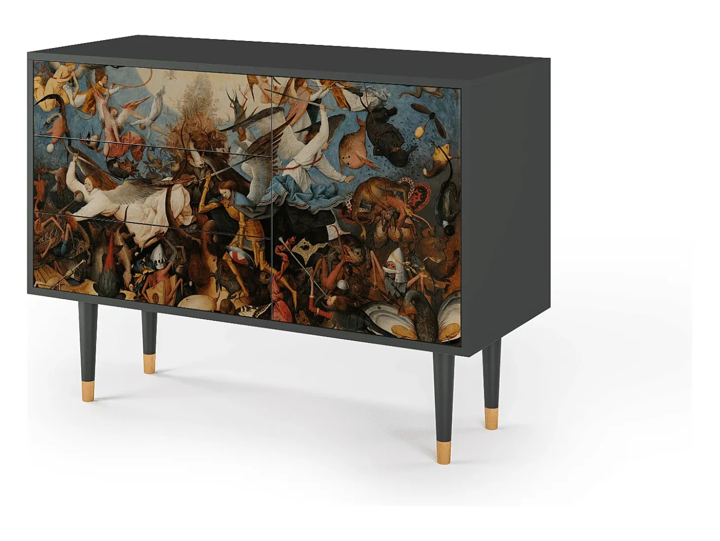 Aparador - 115х84х41 cm - S3 - The Fall, Antracita