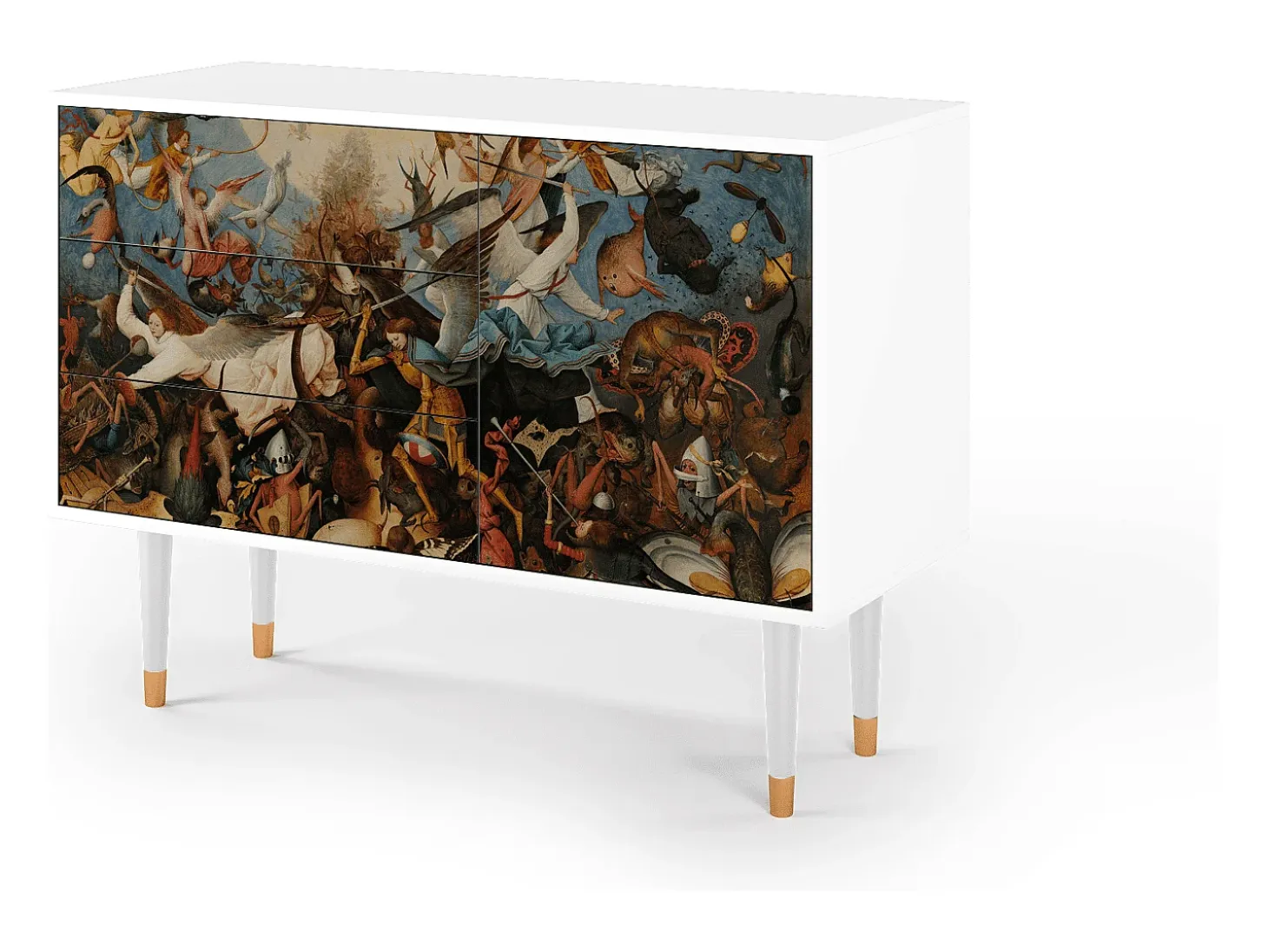 Aparador - 115х84х41 cm - S3 - The Fall, Blanco