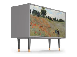 Aparador - 115х84х41 cm - S3 - The Poppy Field , Gris