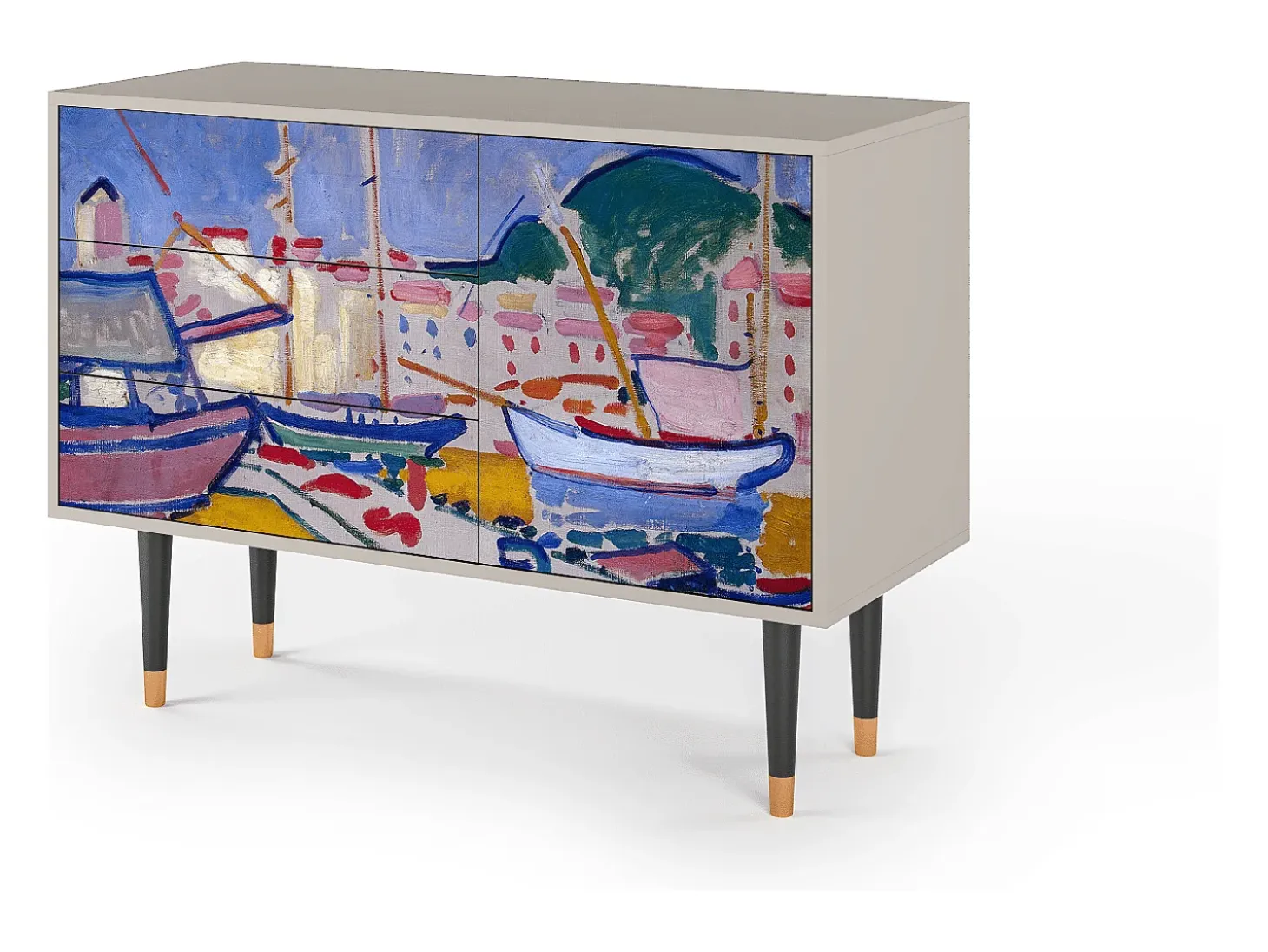 Aparador - 115х84х41 cm - S3 - The Port of Collioure , Arena