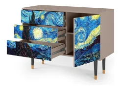 Aparador - 115х84х41 cm - S3 - The Starry Night , Latte