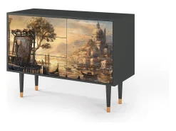 Aparador - 115х84х41 cm - S3 - Venice, Antracita