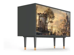 Aparador - 115х84х41 cm - S3 - Venice, Antracita