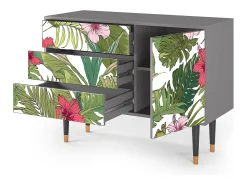 Aparador - 115х84х41 cm - S3 - Verdant Tropics, Gris