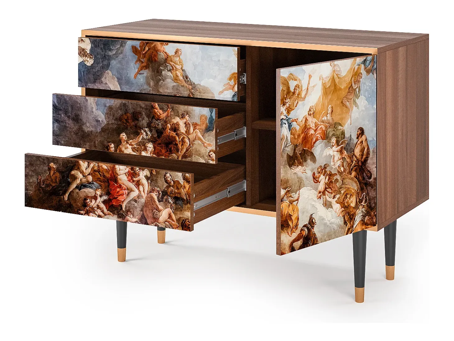 Aparador - 115х84х41 cm - S3 - Versailles, Nogal