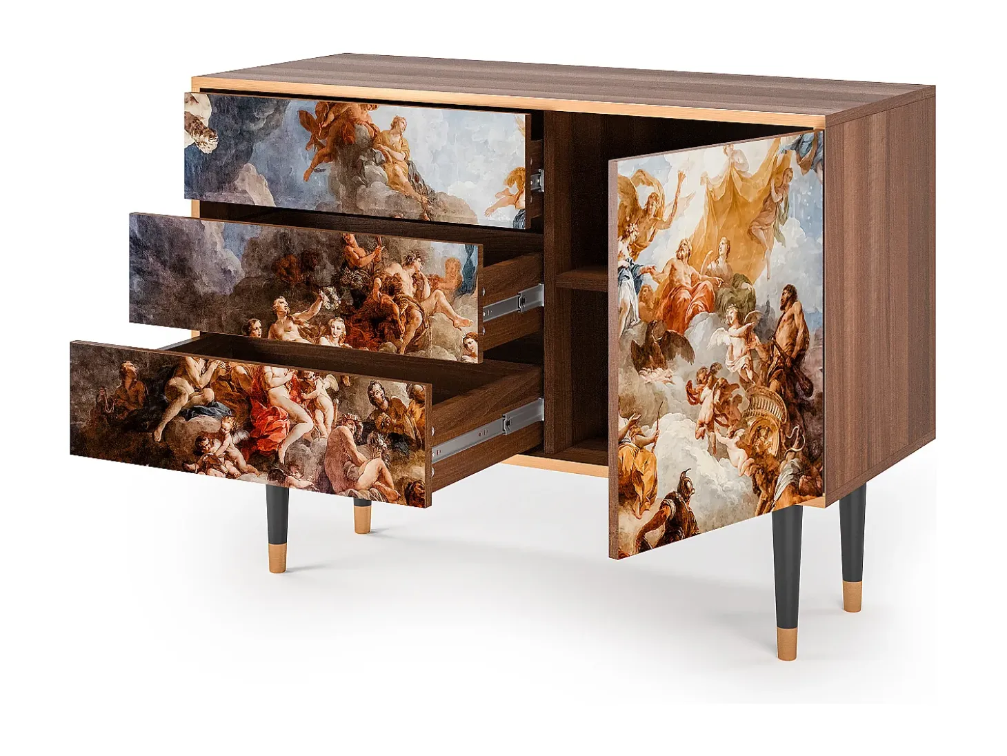 Aparador - 115х84х41 cm - S3 - Versailles, Nogal