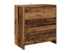 Aparador 2 piezas madera vieja madera contrachapada