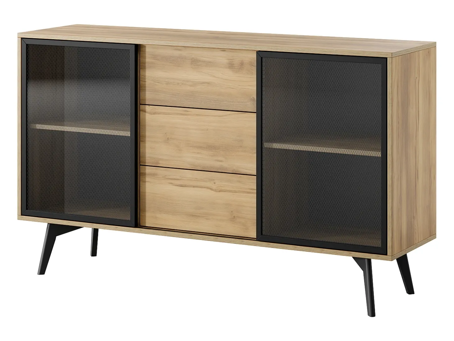 Aparador : roble barroco dorado, 144 x 85 x 39 cm