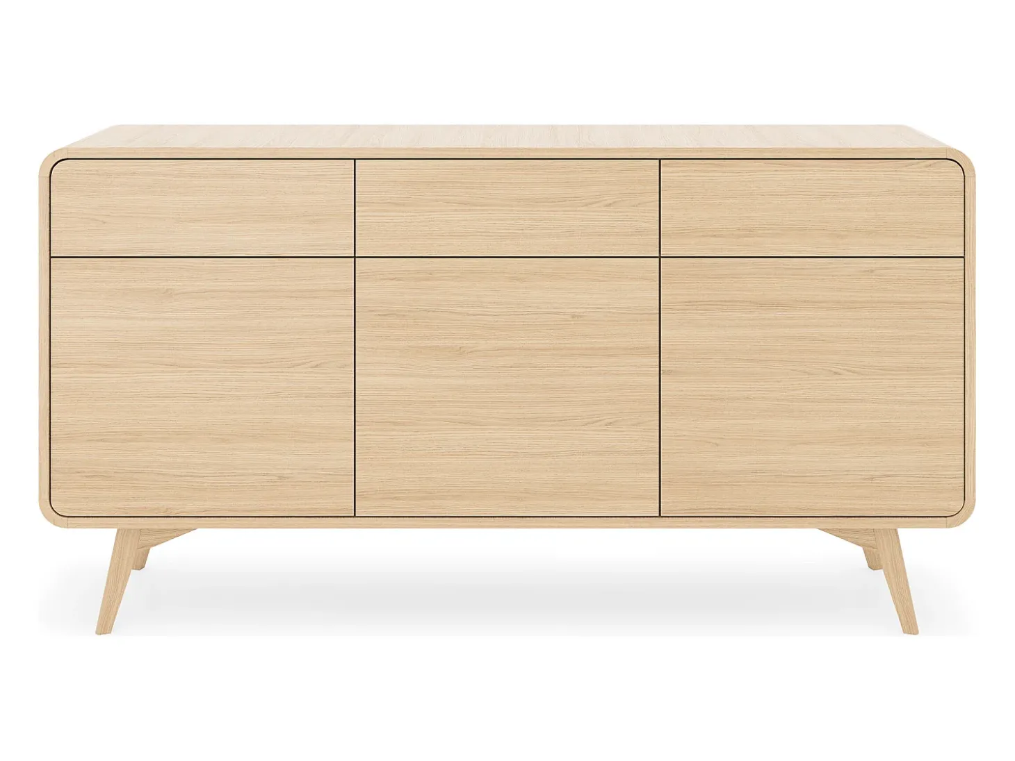 Aparador : roble vicenza, 160 x 84 x 39 cm
