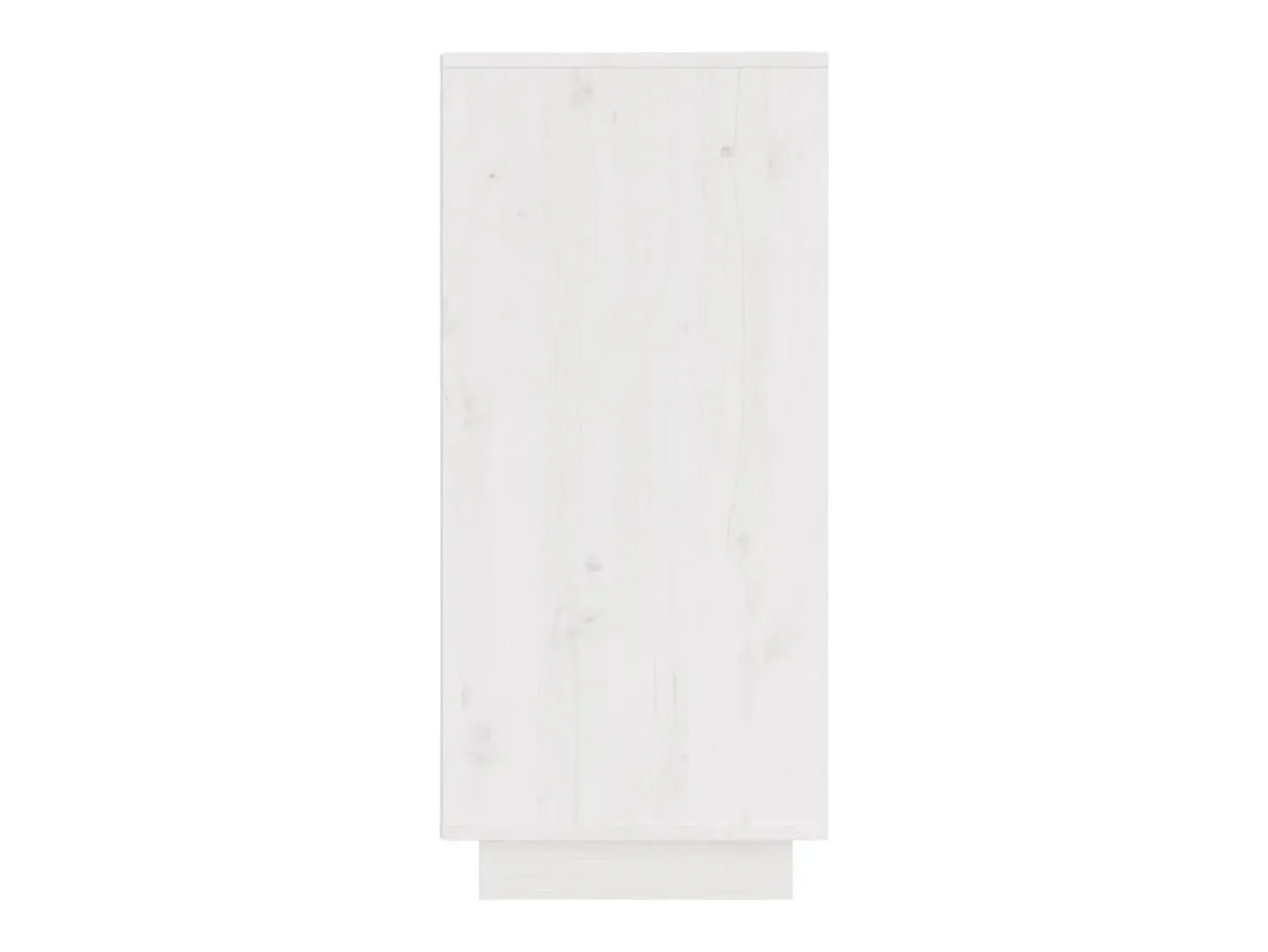Aparador 2 unidades madera maciza de pino blanco 31,5x34x75 cm