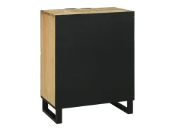 Aparador 60 x 33,5 x 75 cm - Fabricado en madera maciza de mango y madera de ingeniería