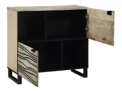 Aparador 80 x 33 x 75 cm madera maciza de mango