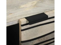 Aparador 80 x 33 x 75 cm madera maciza de mango