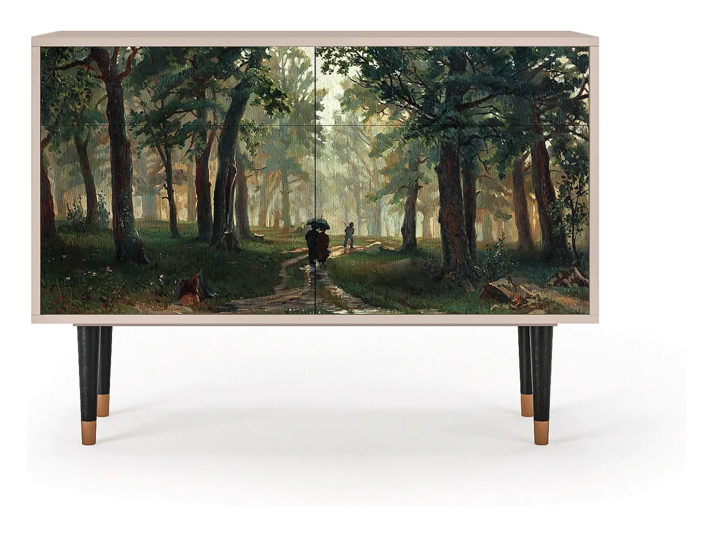 Aparador - 115x85x48 cm - BS4 - Rain in the Oak Forest, Latte