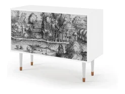 Aparador - 115x85x48 cm - BS4 - A Pond, Blanco