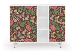 Aparador - 125x98x48 cm - BS2 - Alice in Wonderland, Blanco