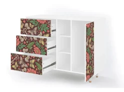 Aparador - 125x98x48 cm - BS2 - Alice in Wonderland, Blanco
