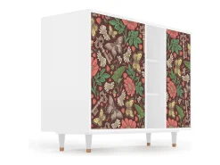 Aparador - 125x98x48 cm - BS2 - Alice in Wonderland, Blanco