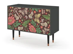 Aparador - 115x85x48 cm - BS4 - Alice in Wonderland, Antracita