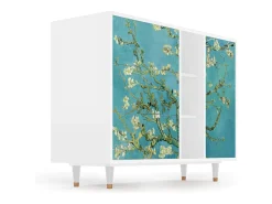 Aparador - 125x98x48 cm - BS2 - Almond Blossom, Blanco