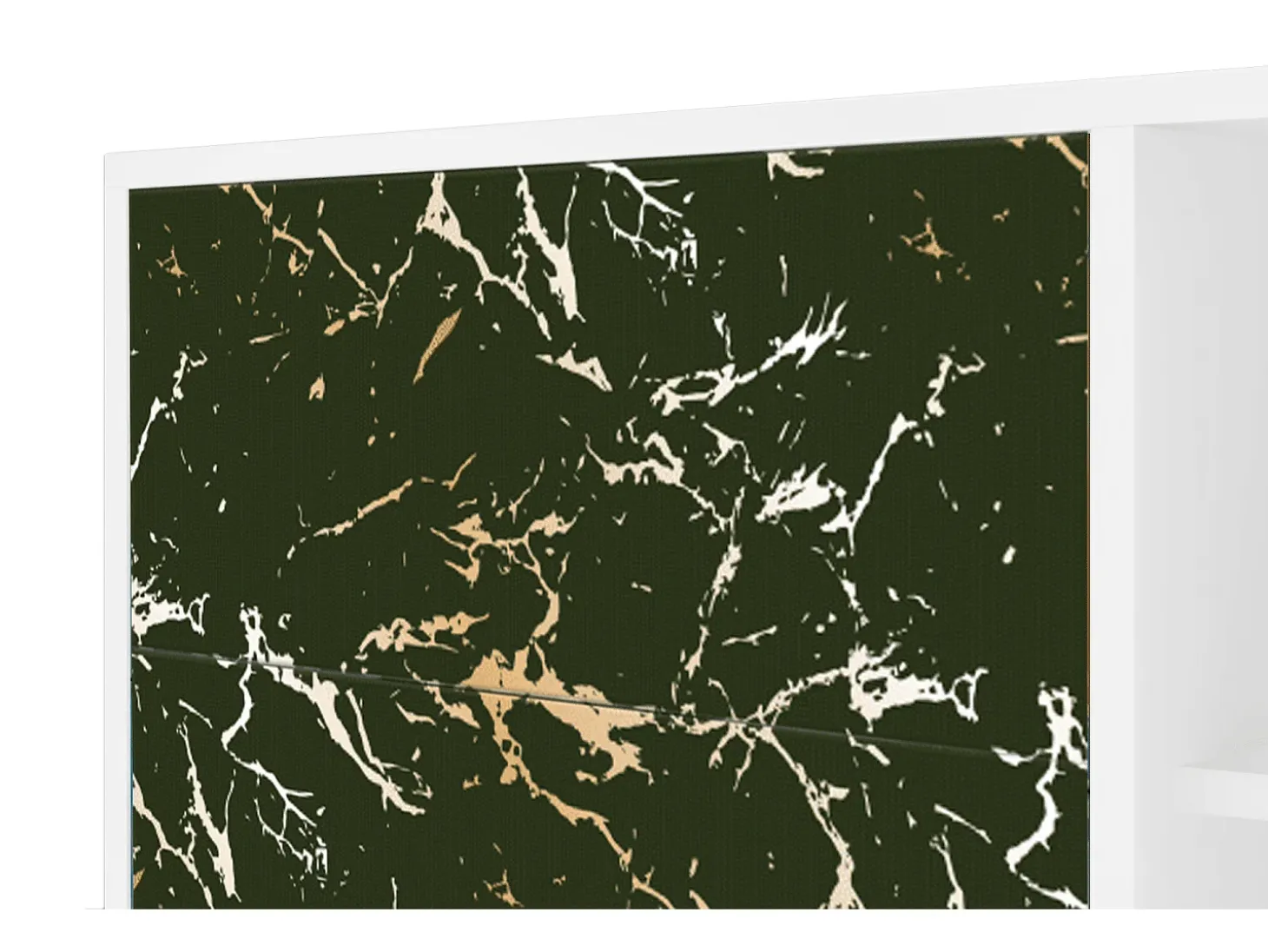 Aparador - 125x98x48 cm - BS2 - Amazon Forest, Blanco