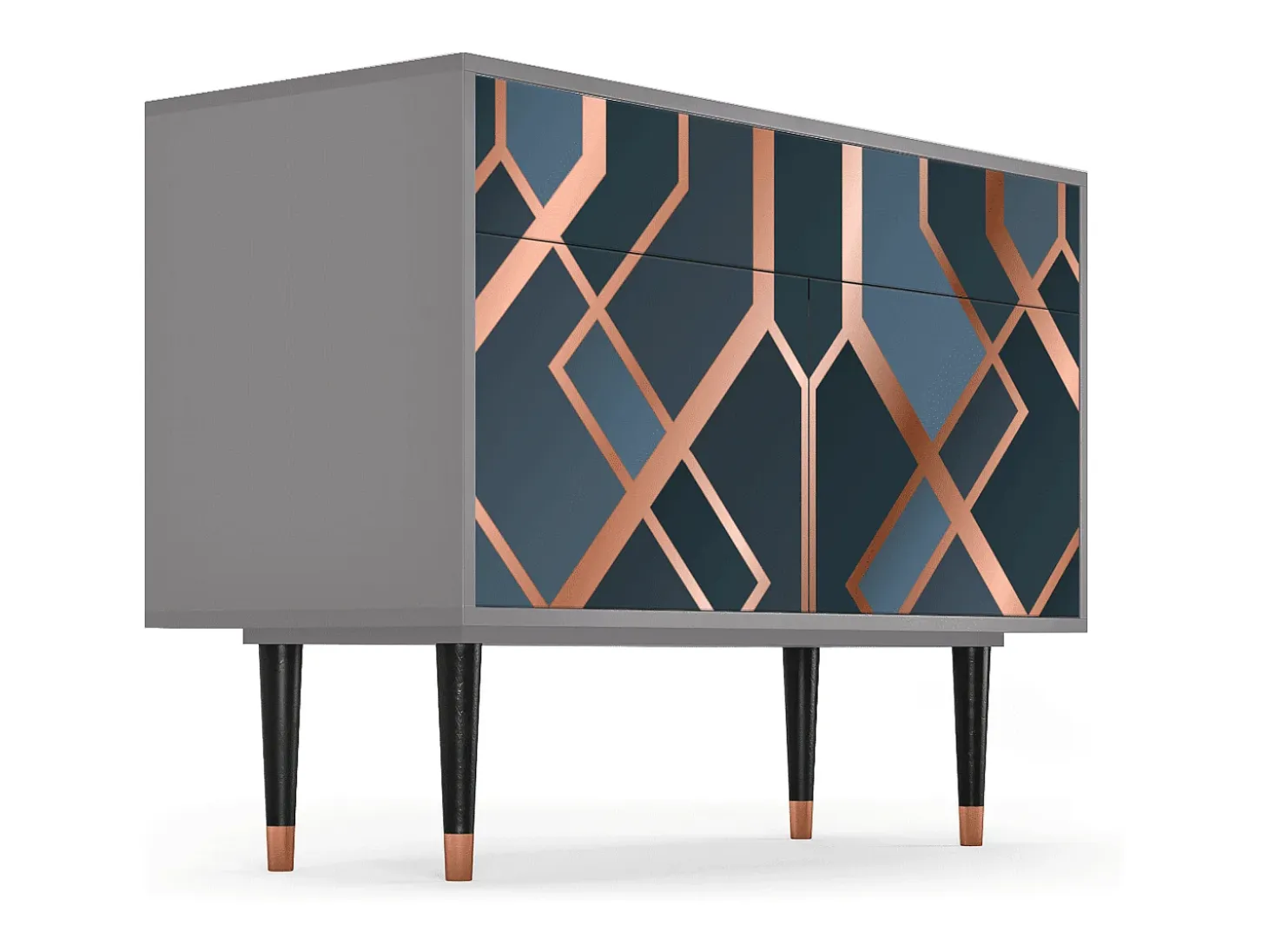 Aparador - 115x85x48 cm - BS4 - Ashy 1920', Gris