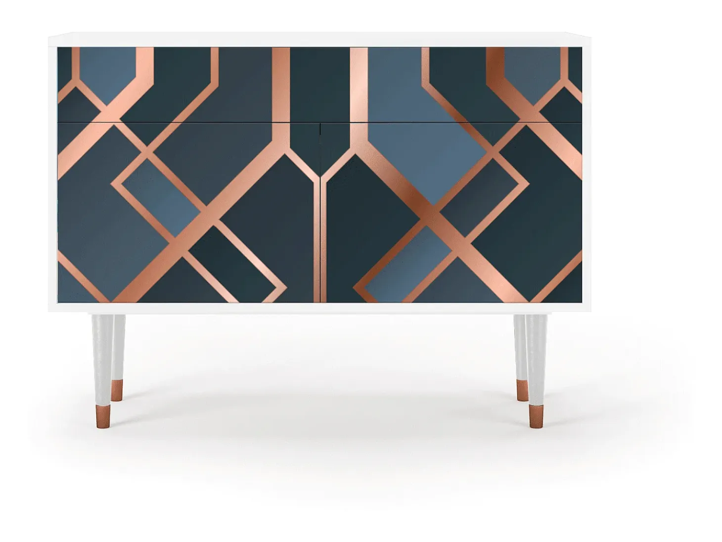 Aparador - 115x85x48 cm - BS4 - Ashy 1920', Blanco