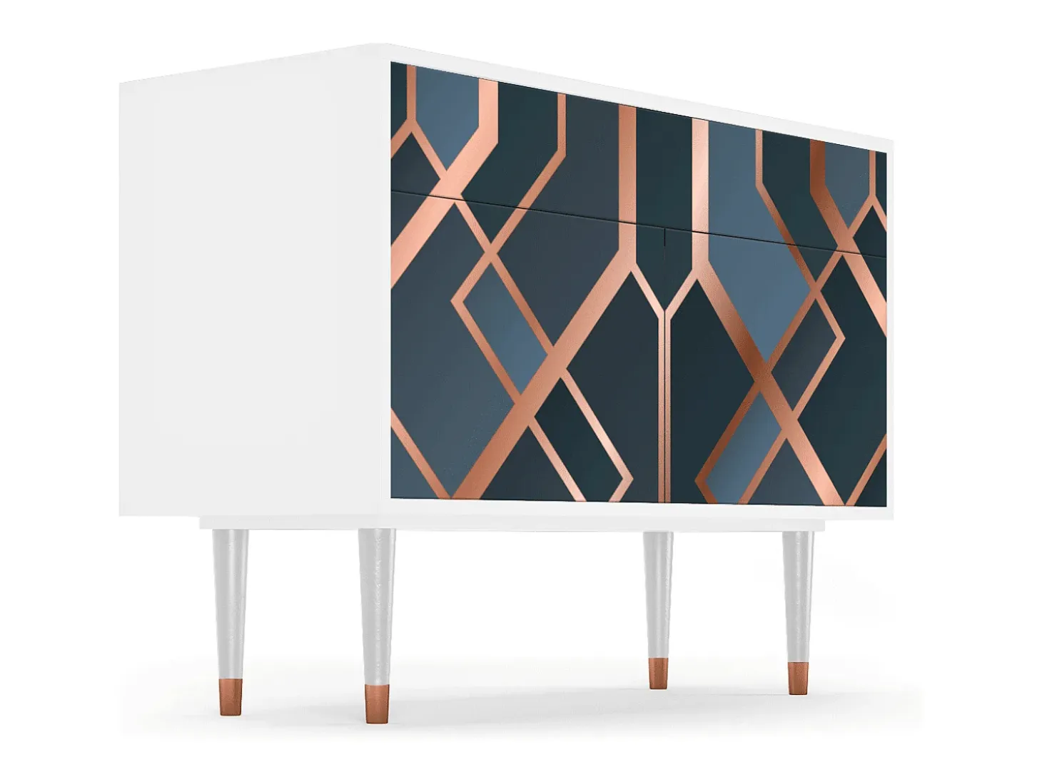 Aparador - 115x85x48 cm - BS4 - Ashy 1920', Blanco