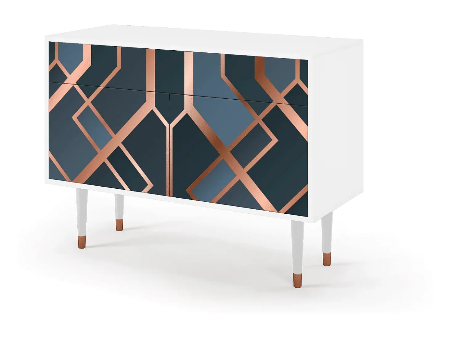 Aparador - 115x85x48 cm - BS4 - Ashy 1920', Blanco