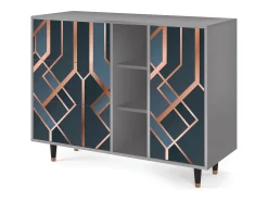 Aparador - 125x98x48 cm - BS2 - Ashy 1920', Gris