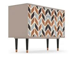 Aparador - 115x85x48 cm - BS4 - Beige Laure, Latte