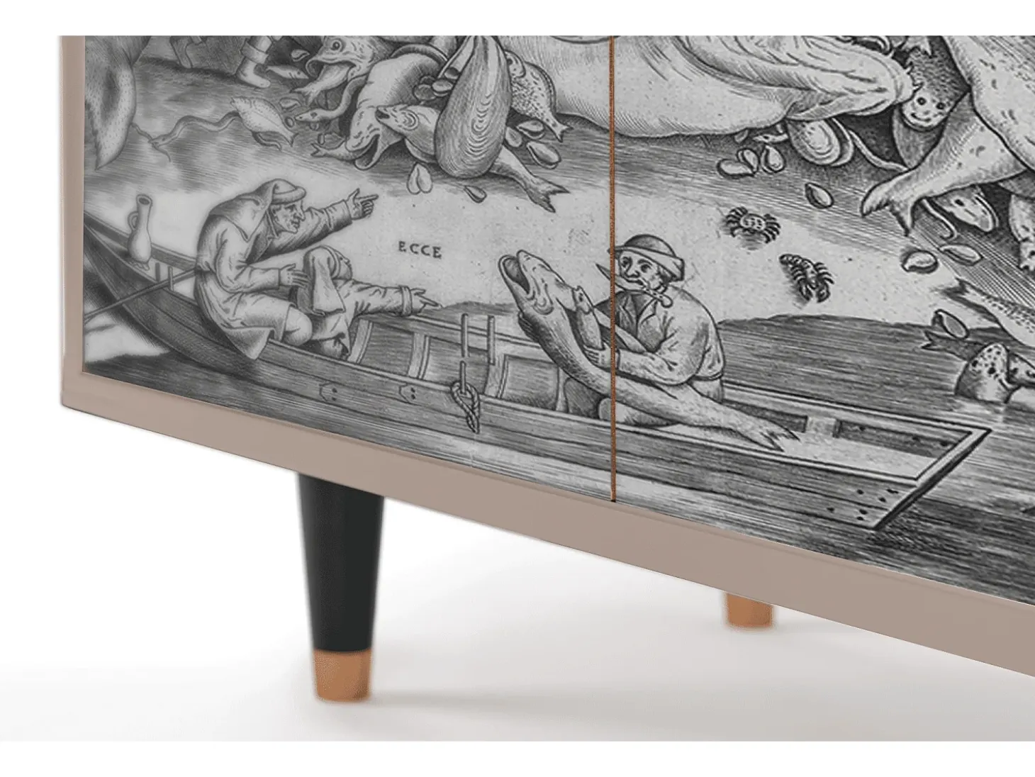 Aparador - 94x96x48 cm - BS3 - Big Fish Eat Little, Latte