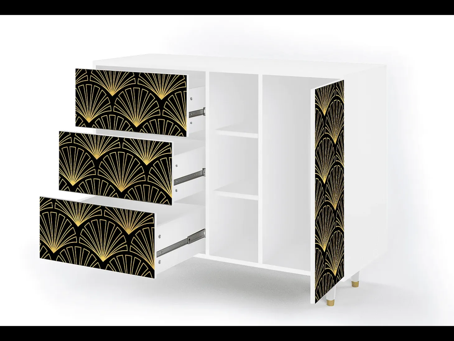 Aparador - 125x98x48 cm - BS2 - Bird of Juno, Blanco