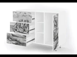 Aparador - 125x98x48 cm - BS2 - Blau Schuyte, Blanco