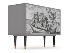 Aparador - 115x85x48 cm - BS4 - Blau Schuyte, Gris