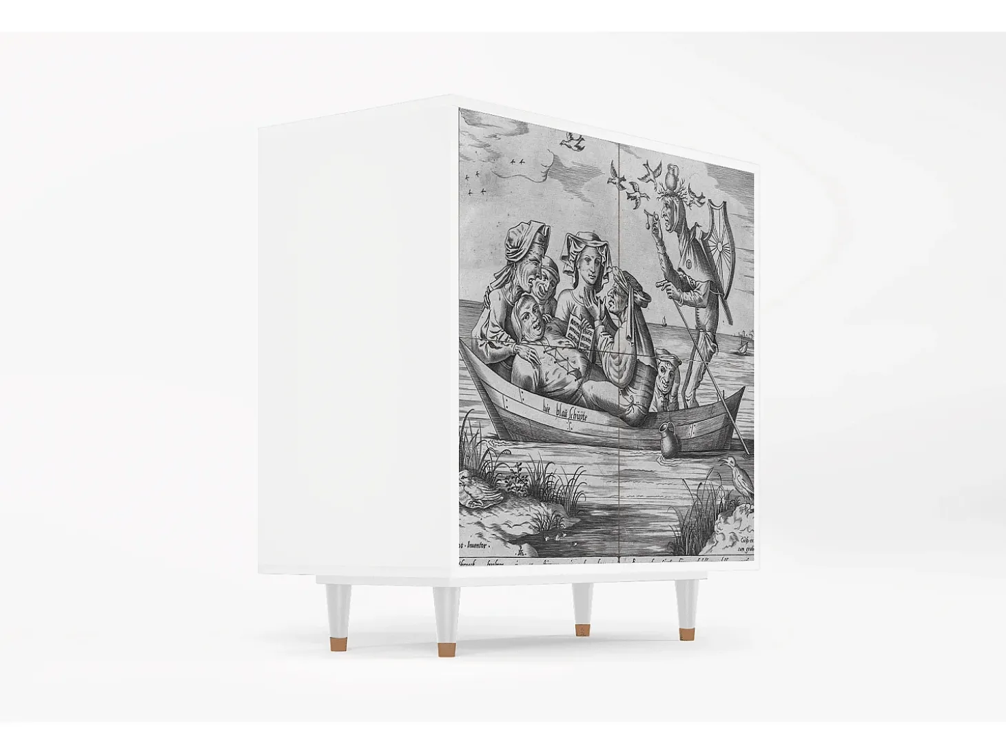 Aparador - 94x96x48 cm - BS3 - Blau Schuyte, Blanco