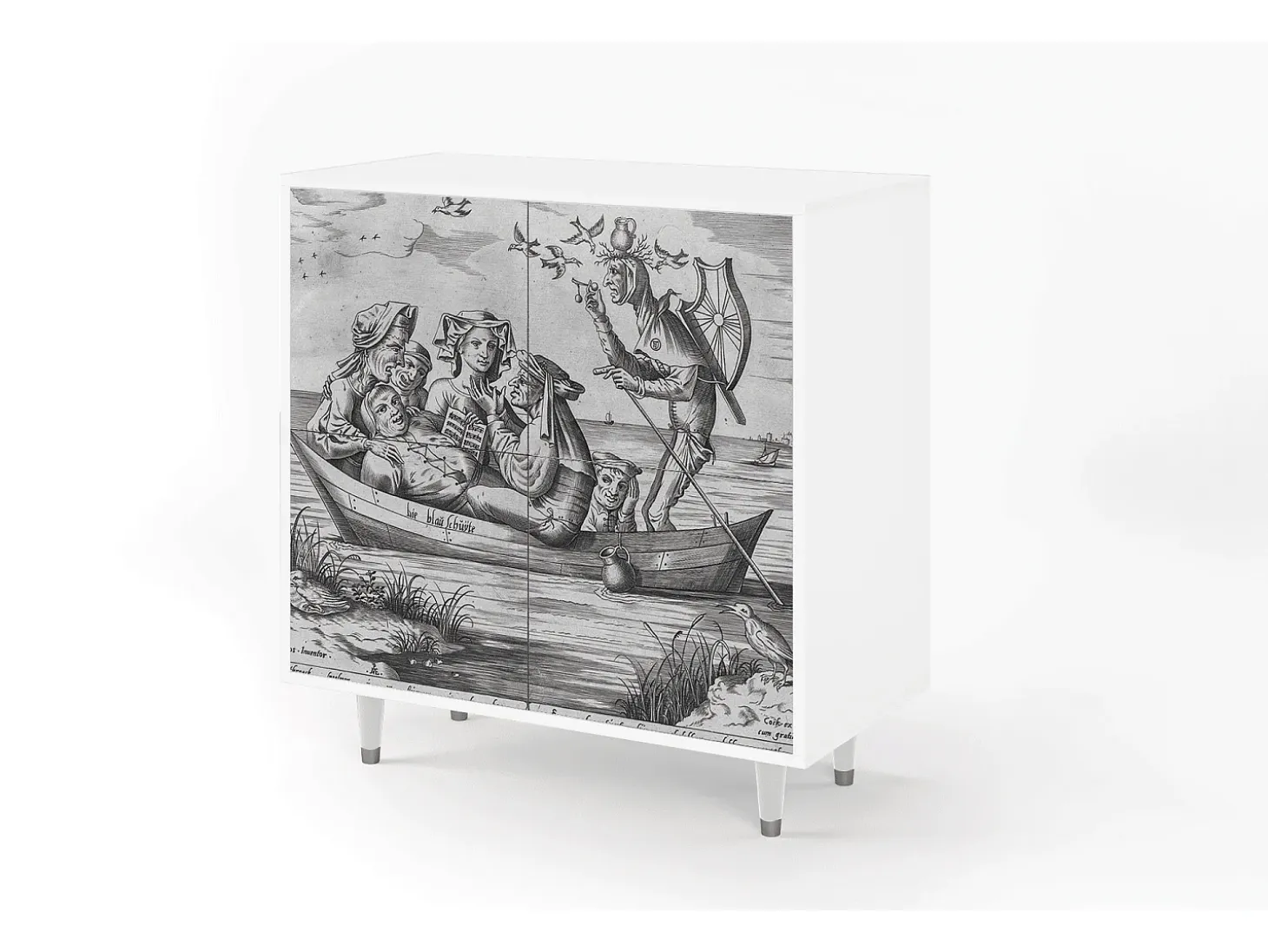 Aparador - 94x96x48 cm - BS3 - Blau Schuyte, Blanco