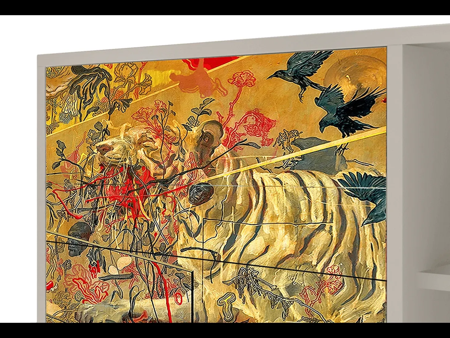 Aparador - 125x98x48 cm - BS2 - Blood by James Jean, Arena
