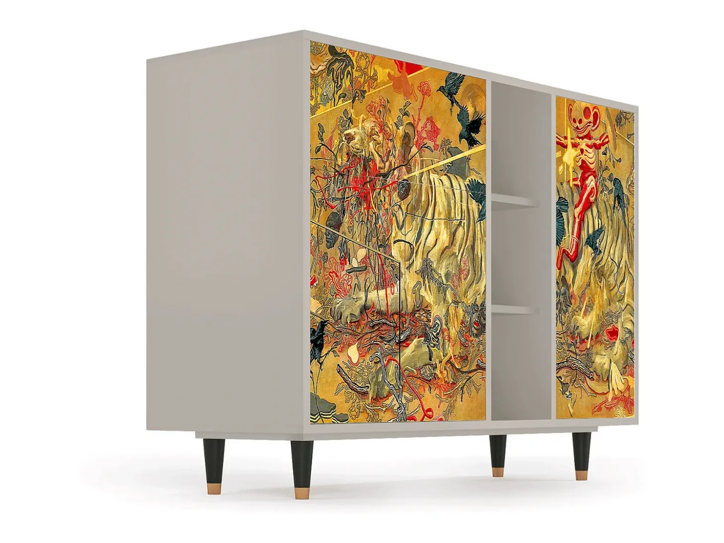 Aparador - 125x98x48 cm - BS2 - Blood by James Jean, Arena