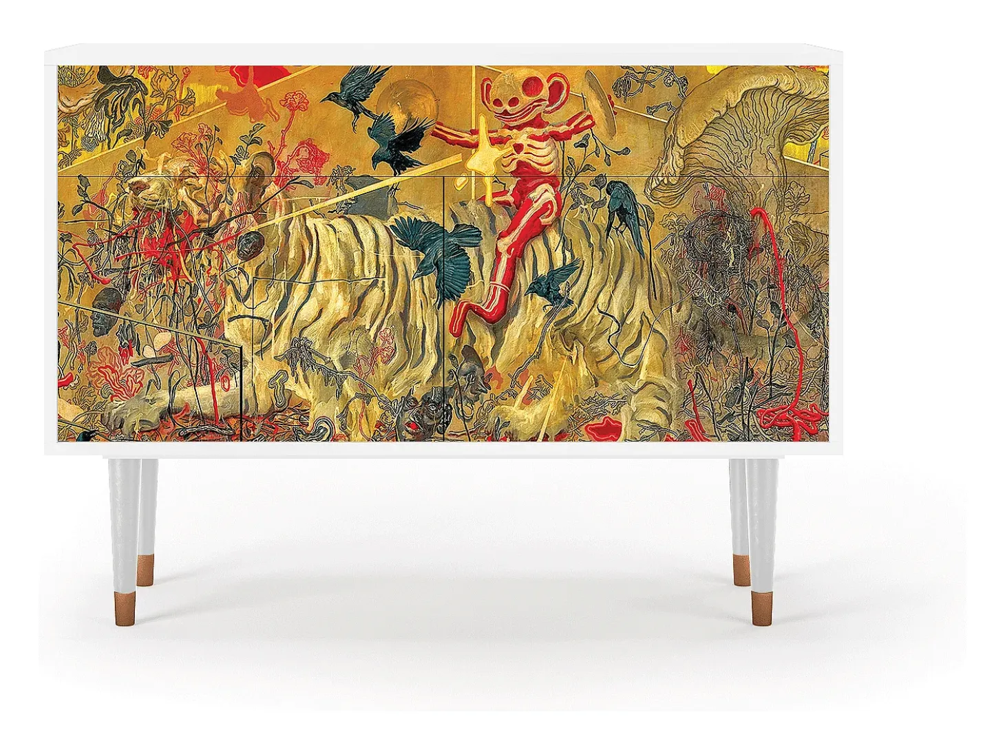Aparador - 115x85x48 cm - BS4 - Blood by James Jean, Blanco