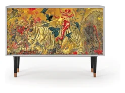 Aparador - 115x85x48 cm - BS4 - Blood by James Jean, Gris