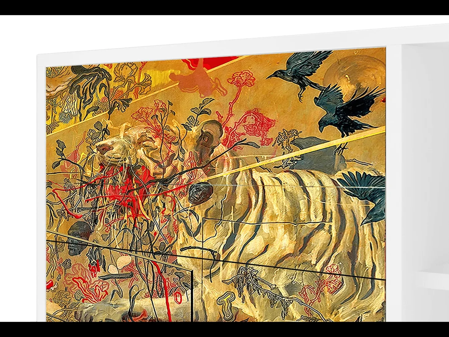 Aparador - 125x98x48 cm - BS2 - Blood by James Jean, Blanco