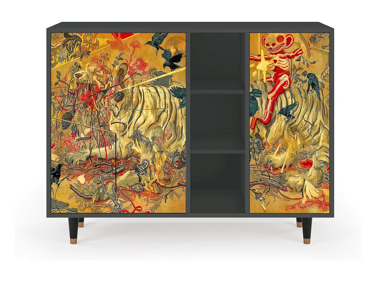 Aparador - 125x98x48 cm - BS2 - Blood by James Jean, Antracita