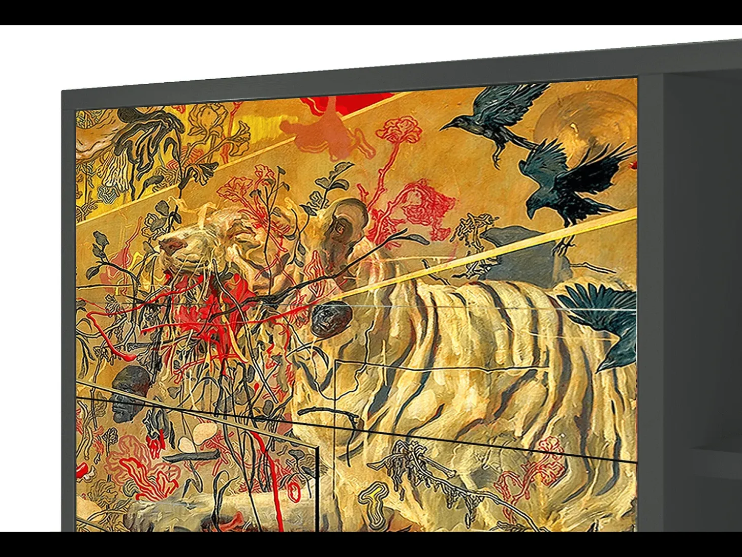 Aparador - 125x98x48 cm - BS2 - Blood by James Jean, Antracita