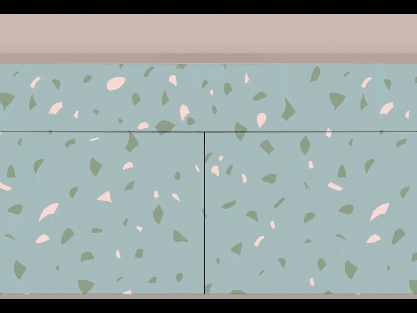 Aparador - 115x85x48 cm - BS4 - Blue Drops, Latte