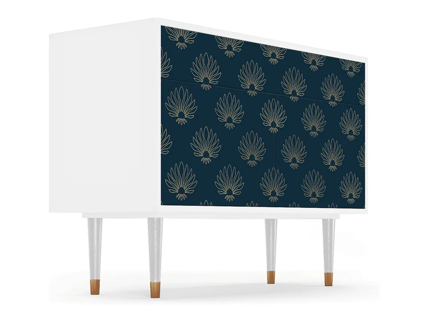Aparador - 115x85x48 cm - BS4 - Blue Lotus, Blanco
