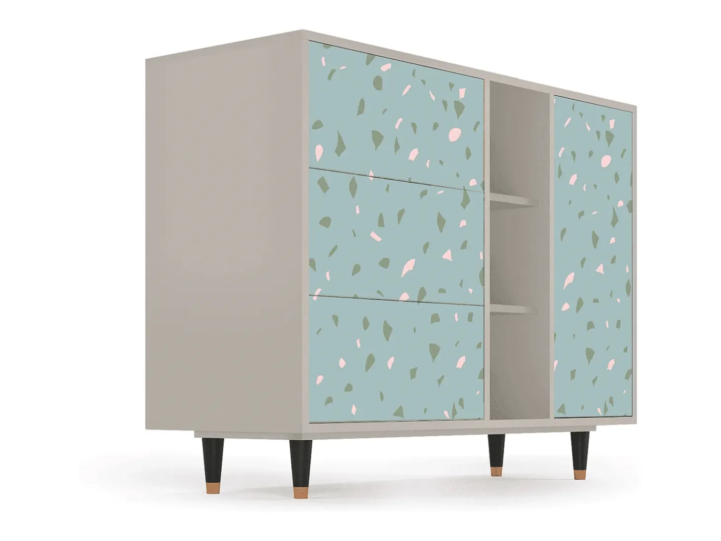 Aparador - 125x98x48 cm - BS2 - Blue Drops, Arena