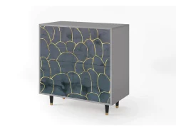 Aparador - 94x96x48 cm - BS3 - Blue Lagoon, Gris