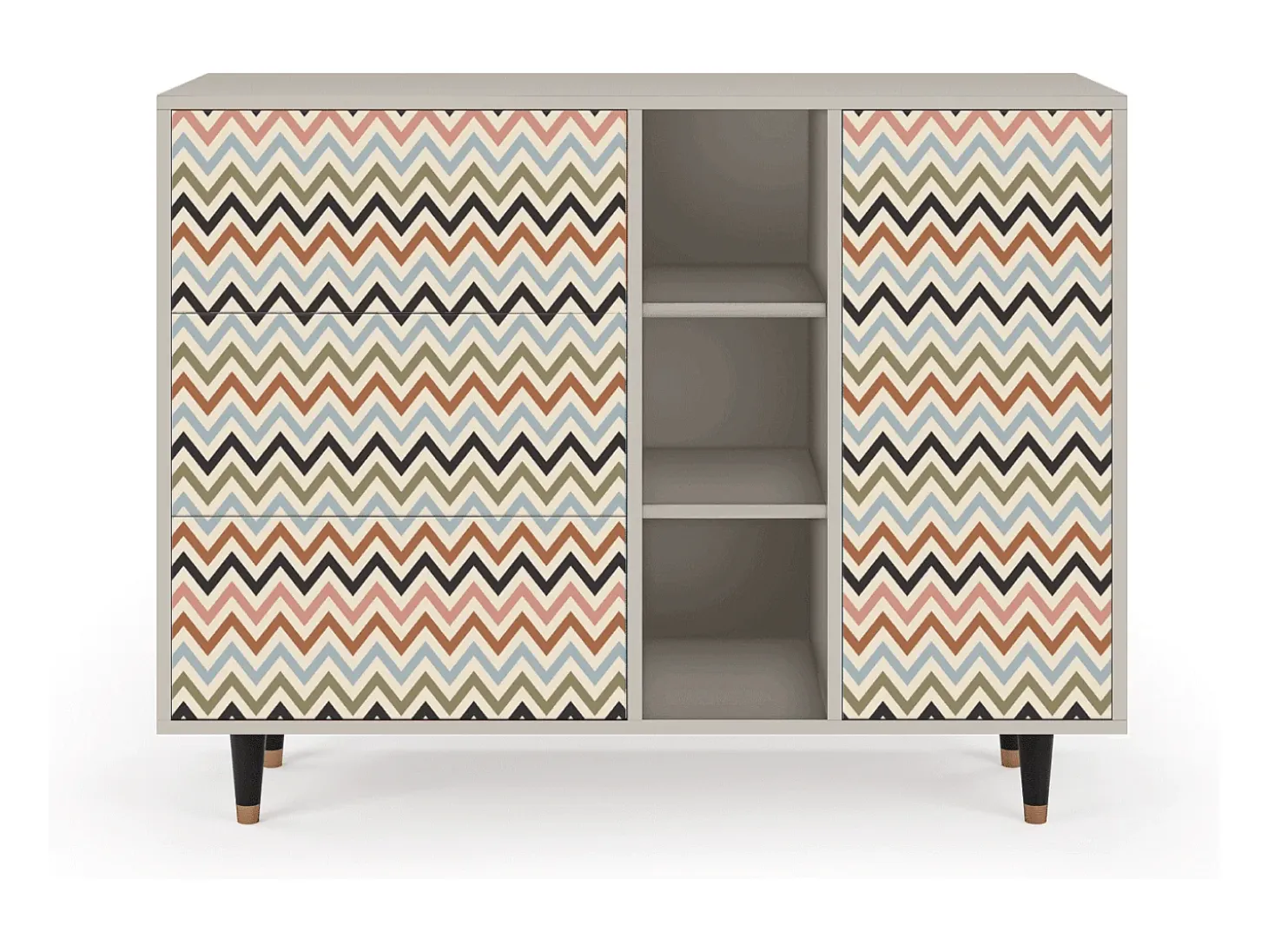 Aparador - 125x98x48 cm - BS2 - Bright Ripple, Arena
