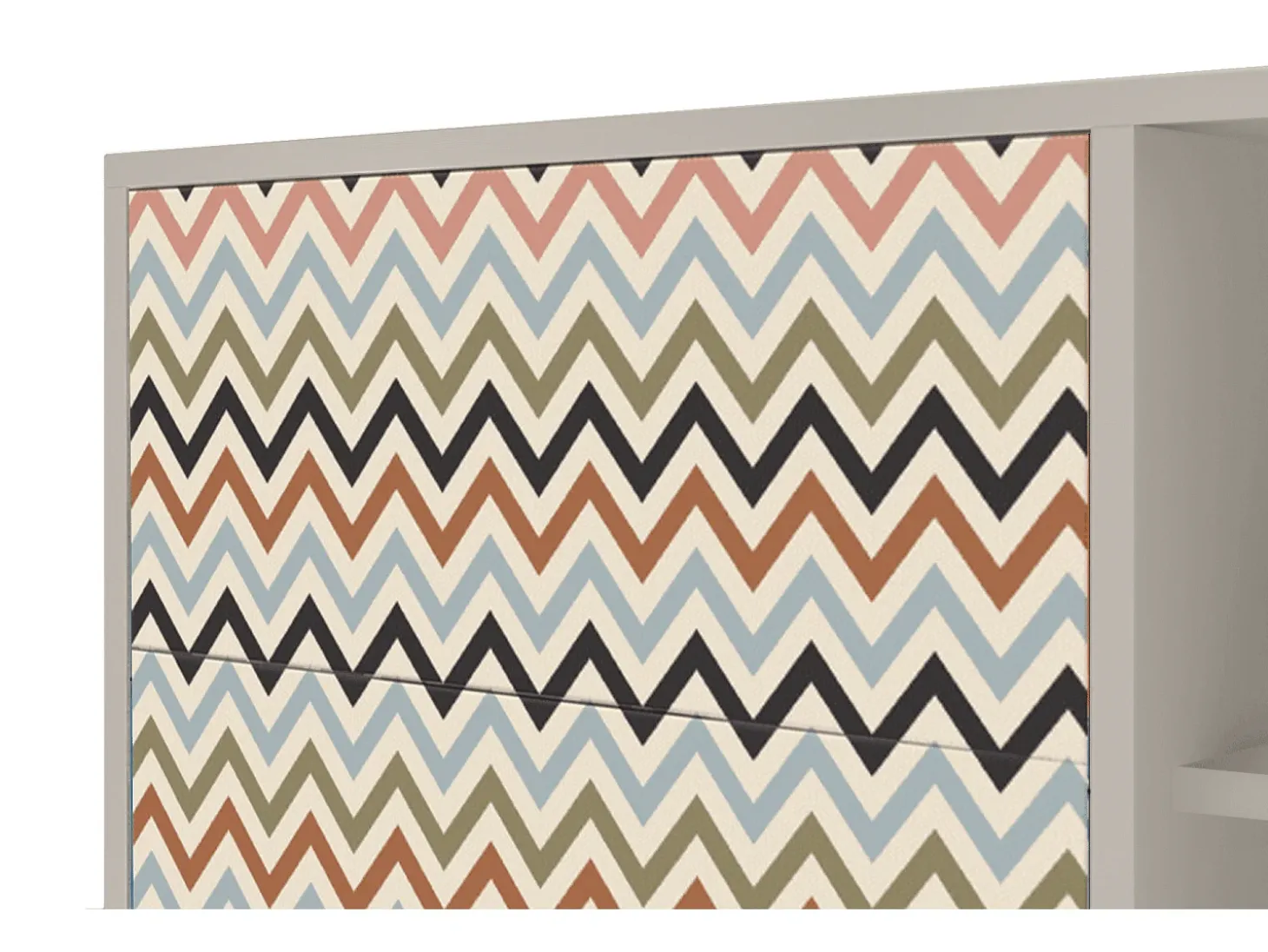 Aparador - 125x98x48 cm - BS2 - Bright Ripple, Arena